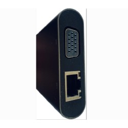 HT10P | ADAPTADOR PARA PC MAC - HUB MULTIFUNCION TIPO C DE 10 PUERTOS (HDMI/USB3 X3/TIPOC/SD/TF/RJ45/VGA/AUDIO