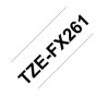 TZE-FX261 | CINTA BROTHER NEGRO SOBRE BLANCO DE 36MM (1.5") ID FLEXIBLE