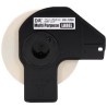 ETIQUETA BROTHER DK-1204 PRE CORTADA 400 ETIQUETAS FONDO BLANCO LETRAS NEGRAS 54MM X 17MM