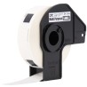 ETIQUETA BROTHER DK-1204 PRE CORTADA 400 ETIQUETAS FONDO BLANCO LETRAS NEGRAS 54MM X 17MM