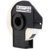 ETIQUETA BROTHER DK-1204 PRE CORTADA 400 ETIQUETAS FONDO BLANCO LETRAS NEGRAS 54MM X 17MM