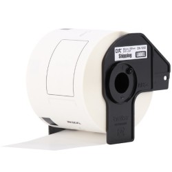 ETIQUETA BROTHER DK-1202 PRE CORTADAS 300 ETIQUETAS FONDO BLANCO LETRAS NEGRAS 62MM X 100MM