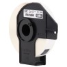 ETIQUETAS BROTHER DK-1203 PRE CORTADAS 300 ETIQUETAS FONDO BLANCO LETRAS NEGRAS 17MM X 87MM