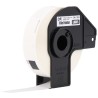 ETIQUETAS BROTHER DK-1203 PRE CORTADAS 300 ETIQUETAS FONDO BLANCO LETRAS NEGRAS 17MM X 87MM