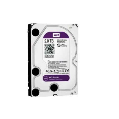 DISCO DURO WESTERN DIGITAL PURPLE 2TB SATA 3.5" CCTV y DVR