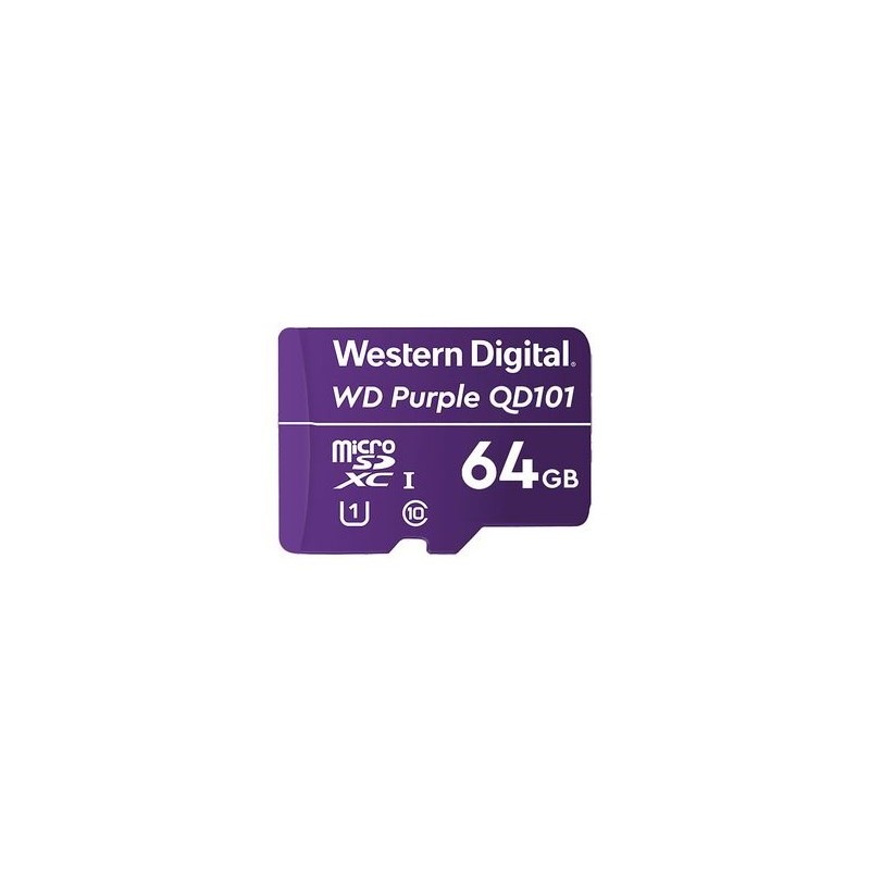 WD-MICROSD-64GB | MICROSD WESTERN DIGITAL 64GB PARA VIDEO VIGILANCIA - PURPLE