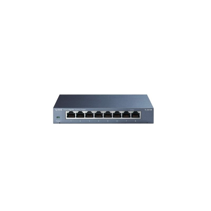 TL-SG108 | SWITCH TP-LINK 8P GIGABIT. CASE METALICO