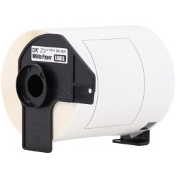 ETIQUETA BROTHER DK-1241PRE CORTADAS 200 ETIQUETAS FONDO BLANCO LETRA NEGRA 102MM X 152MM