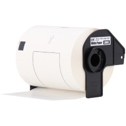ETIQUETA BROTHER DK-1241PRE CORTADAS 200 ETIQUETAS FONDO BLANCO LETRA NEGRA 102MM X 152MM