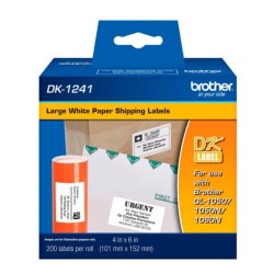 ETIQUETA BROTHER DK-1241PRE CORTADAS 200 ETIQUETAS FONDO...