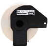 ETIQUETA BROTHER DK-1241PRE CORTADAS 200 ETIQUETAS FONDO BLANCO LETRA NEGRA 102MM X 152MM