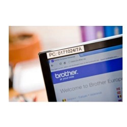 Cinta BROTHER TZE-231 12mm 8M NEGRO SOBRE BLANCO 1/2