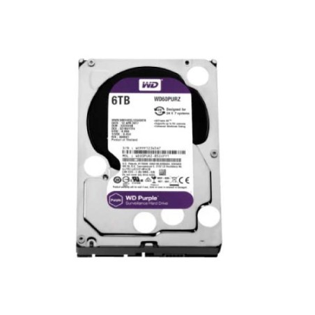 Disco Duro Western Digital Purple WD 6TB SATA 3.5" CCTV, DVR y NVR