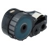 CINTA DE VINILO COMPATIBLE PT-M21-500-595-WT NEGRO SOBRE BLANCO 12.7MM X 6.4M