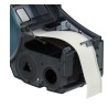 CINTA DE VINILO COMPATIBLE PT-M21-500-595-WT NEGRO SOBRE BLANCO 12.7MM X 6.4M