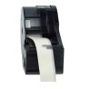 CINTA DE VINILO COMPATIBLE PT-M21-500-595-WT NEGRO SOBRE BLANCO 12.7MM X 6.4M
