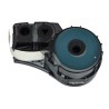 CINTA VINILO COMPATIBLE PT-M21-750-595 WT NEGRO SOBRE BLANCO 19.1MM X 6.4M