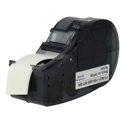 CINTA NYLON COMPATIBLE PT-M21-750-499 NEGRO SOBRE BLANCO 19.1MM X 4.9M