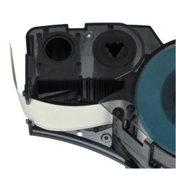 CINTA NYLON COMPATIBLE PT-M21-750-499 NEGRO SOBRE BLANCO 19.1MM X 4.9M