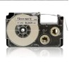 CINTA CASIO COMPATIBLE PT-12WE FONDO BLANCO CON LETRAS NEGRAS 12MM X 8M