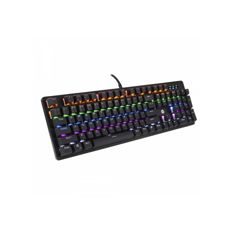 TECLADO MECANICO HP GK100 GAMING RETROILUMINADO 105 BOTONES CONEXION USB