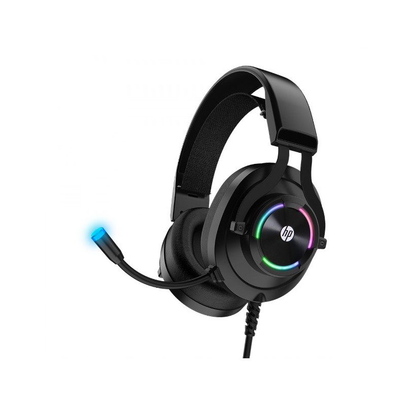 AURICULAR HP H360 GAMING CON MICROFONO ILUMINACION RGB ERGONOMICO