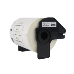 ETIQUETA COMPATIBLE DK-11240 FONDO BLANCO LETRA NEGRA 51MM X 102MM 600 ETIQUETAS