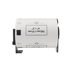 ETIQUETA COMPATIBLE DK-11240 FONDO BLANCO LETRA NEGRA...