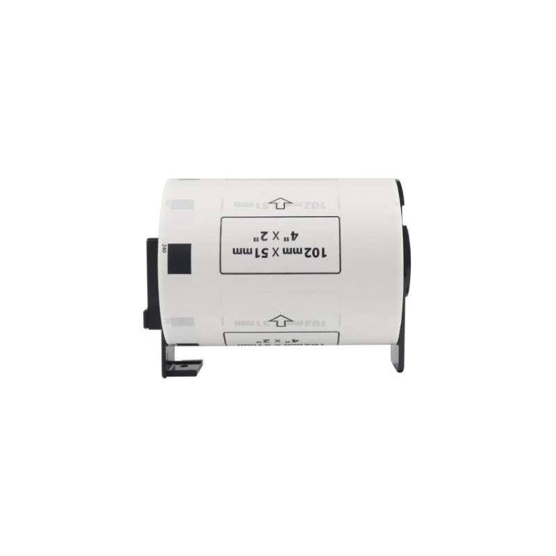 ETIQUETA COMPATIBLE DK-11240 FONDO BLANCO LETRA NEGRA 51MM X 102MM 600 ETIQUETAS