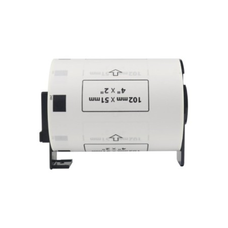 ETIQUETA COMPATIBLE DK-11240 FONDO BLANCO LETRA NEGRA 51MM X 102MM 600 ETIQUETAS