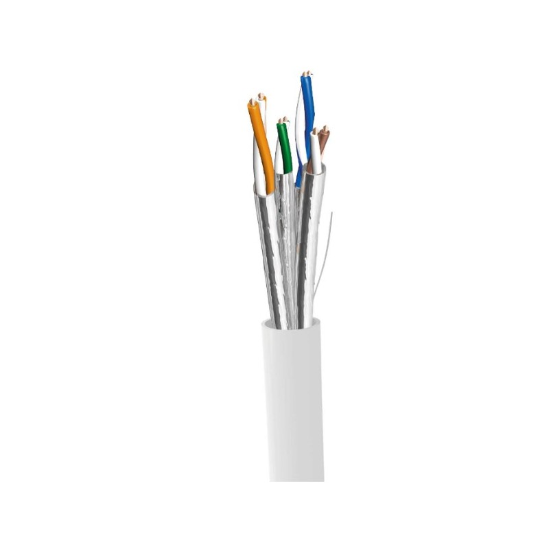CABLE SOLIDO SATRA U FTP LSZH 4PX23AWG CAT6A BLANCO ROLLO 305 MTS ...