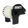 Rollo etiquetas continuo film DK22212
Ancho: 62mm Longitud: 15.24mm
Color: Negro sobre blanco