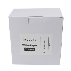 ETIQUETAS DK22212 FONDO BLANCO CON LETRAS NEGRAS