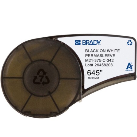 CINTA BRADY M21 375 C 342 ETIQUETA TERMOCONTRAIBLE PARA BMP21-PLUS, IDPAL, LABPAL, M210