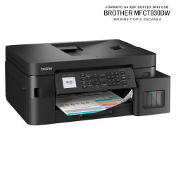Impresora Multifuncional BROTHER MFC-T930DW A4 ADF DUPLEX WIFI USB