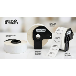 ROLLO CIRCULAR 24 DE DIAMETRO DK11218 PRECORTADO 1000...