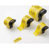 ETIQUETA COMPATIBLE DK-44605 ETIQUETAS CONTINUA FONDO AMARILLO LETRAS NEGRAS 62MM X 30.4M