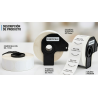 ETIQUETA COMPATIBLE DK-11218 ETIQUETA REDONDA 24MM DIAMETRO 1000 ETIQUETAS