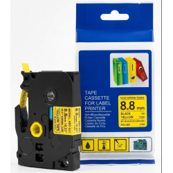 ETIQUETA TERMOCONTRAIBLE AMARILLO HSC621 DE 8.8MM PARA ROTULADORA