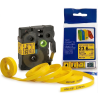 ETIQUETA TERMOCONTRAIBLE AMARILLO HSC651 DE 23.6MM PARA ROTULADORA