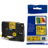 ETIQUETA TERMOCONTRAIBLE AMARILLO HSC651 DE 23.6MM PARA ROTULADORA