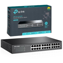 TL-SG1024D SWITCH DE 24 PUERTOS GIGABIT PARA ESCRITORIO MONTAJE EN RACK