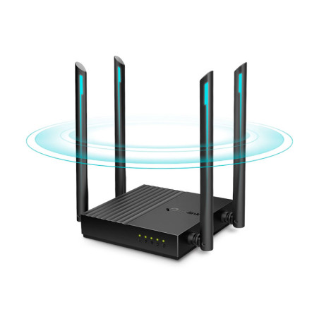 TP-LINK ARCHER C64 ROUTER 1200AC MU-MIMO WIFI DOBLE BANDA 4 ANTENAS
