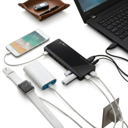 TP-LINK UH720 HUB 7 PUERTOS USB CON 2 PUERTOS DE CARGA USB 3.0