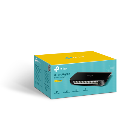 TL-SG1008D SWITCH TP-LINK SOBREMESA DE 8 PUERTOS GIGABIT