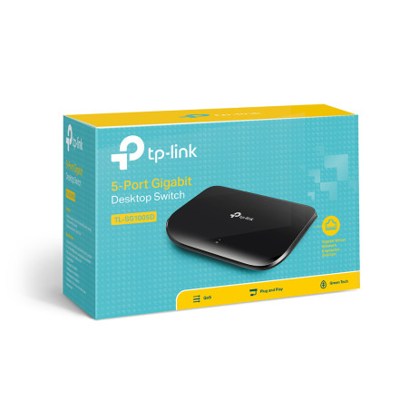 TL-SG1005D SWITCH TP-LINK DE ESCRITORIO 5 PUERTOS GIGABIT