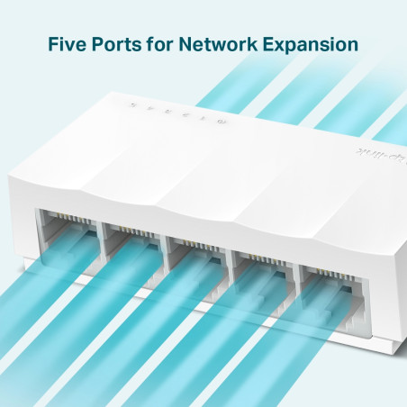 LS1005 SWITCH DE ESCRITORIO TP-LINK DE 5 PUERTOS 10/100Mbps