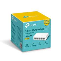 LS1005 SWITCH DE ESCRITORIO TP-LINK DE 5 PUERTOS 10/100Mbps