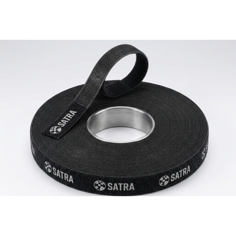 CINTA VELCRO ADHESIVO DOS CARAS Easy Cut SATRA 20MM X 20M NEGRO