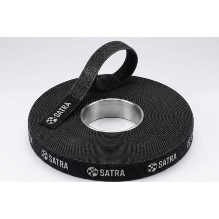 CINTA VELCRO ADHESIVO DOS CARAS Easy Cut SATRA 20MM X 20M NEGRO